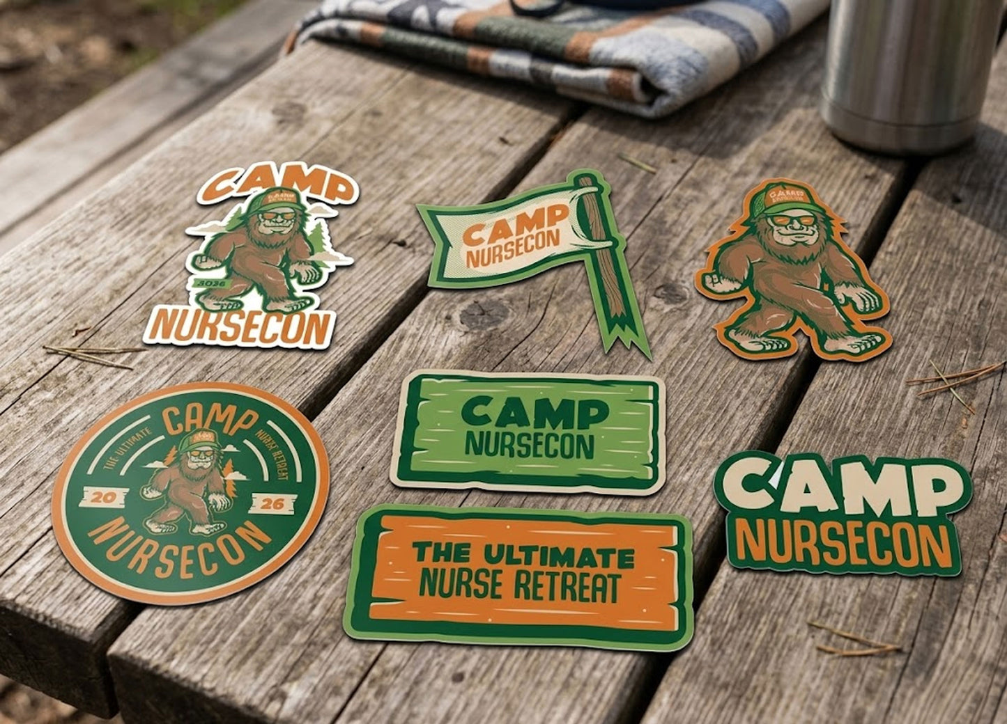 2026 Camp NurseCon Sticker Pack